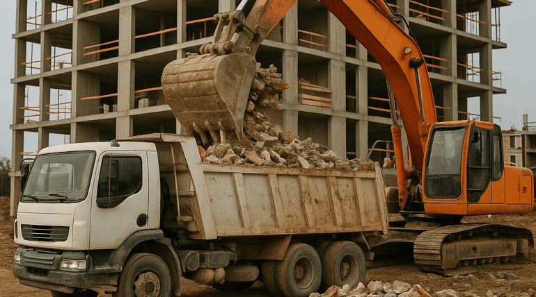 Servicii de transport moloz sector 6